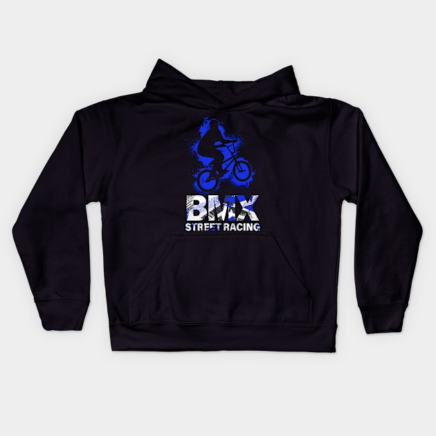 Mountain bike Bmx Kids Hoodie by Casino Royal 